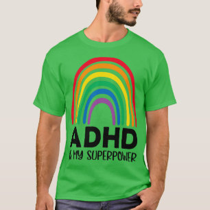 Camiseta Rainbow Adhd es mi superpotencia 2