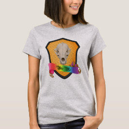 Camiseta Rainbow Bite Me Badger Skull