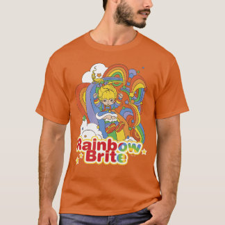 Camiseta Rainbow Brite Wisp Sliding Down Rainbows Portrait