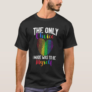 Camiseta Rainbow Choice Lgbtq Orgullo Gay Lesbiana Homosexu