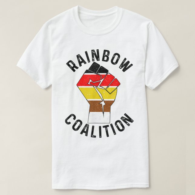 Camiseta Rainbow Coalition Fred Hampton  Chicago Politics  (Diseño del anverso)