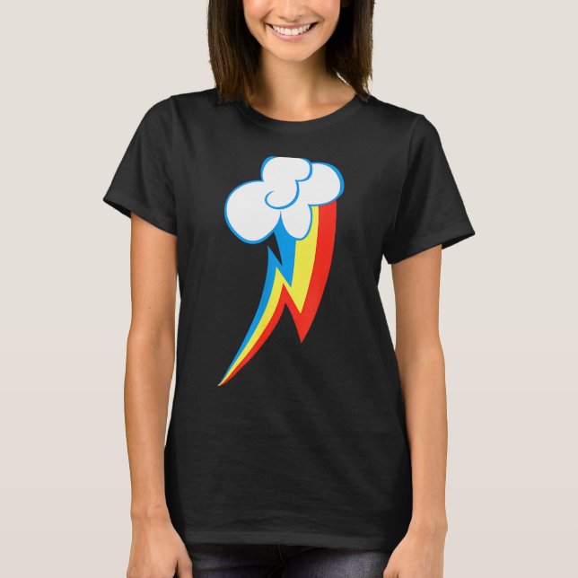 Camiseta Rainbow Dash Cuties Mark  (Anverso)