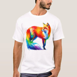Camiseta Rainbow Fox