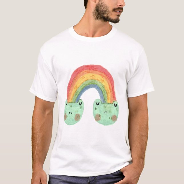 Camiseta Rainbow Frogs (Anverso)