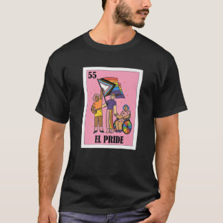 Camiseta Rainbow Gay Flag LGBT Lottery Design- Mexican Bing