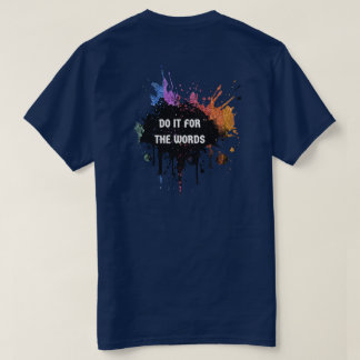 Camiseta Rainbow Glitter Drops For the Words Shirts