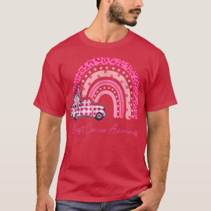 Camiseta Rainbow Gnomes Truck Breast Cancer Awareness Warri