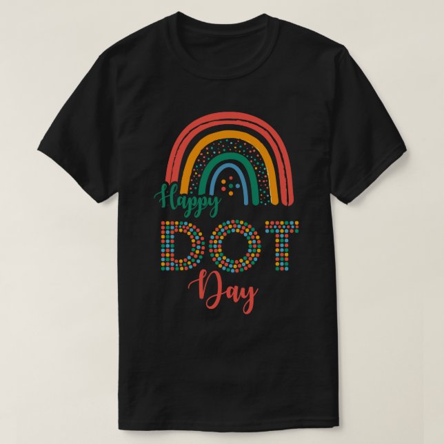Camiseta Rainbow Happy Dot Day International Dot Day Youth (Diseño del anverso)