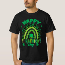 Rainbow Happy St Patrys Day Shamrock Leprechaun