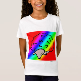 Camiseta Rainbow Hedgehog chicas