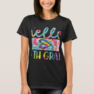 Camiseta Rainbow Hello profesor de quinto grado vuelve a se