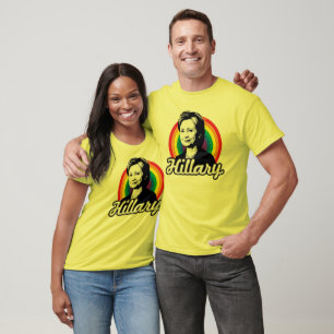 Camiseta Rainbow Hillary - Política LGBT -