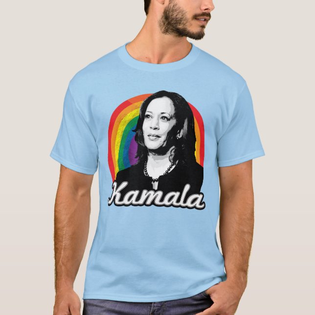 Camiseta Rainbow Kamala (Anverso)