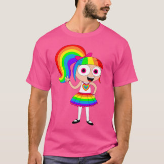 Camiseta Rainbow Kitty Male