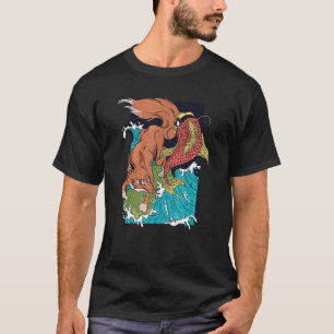 Camiseta Rainbow Koi con Fox en Water Koi