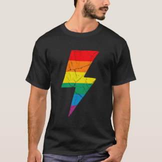 Camiseta Rainbow Lighting Bolt