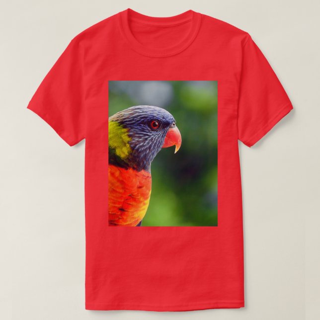 Camiseta Rainbow Lorikeet 3 (Diseño del anverso)