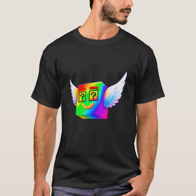 Camiseta Rainbow Lucky Block Mythic New Secret Brainrot God (Anverso)