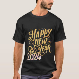 Camiseta Rainbow New Year's Eve,2024 Happy New Year, funny 