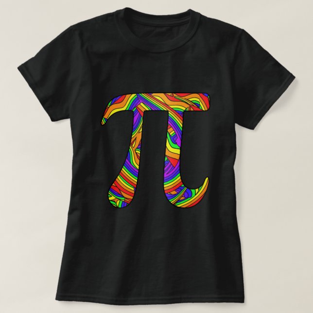 Camiseta Rainbow Pi (Diseño del anverso)