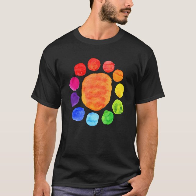 Camiseta Rainbow Polka Dot September 15th International Dot (Anverso)