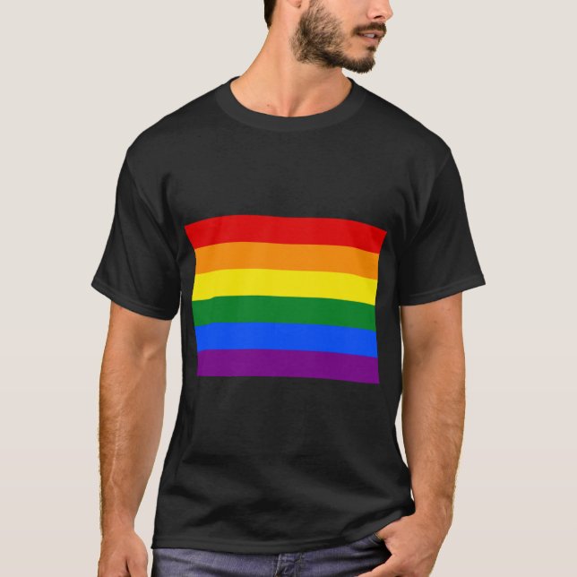 Camiseta Rainbow Pride  funny (Anverso)
