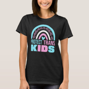 Camiseta Rainbow Protect Trans Kids Transgender Lgbt Orgull