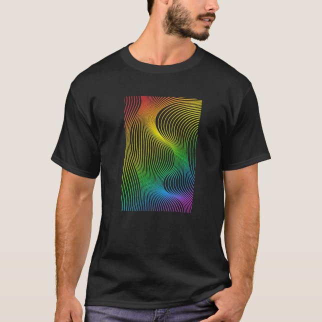 Camiseta Rainbow Queer Lesbian Gay (Anverso)
