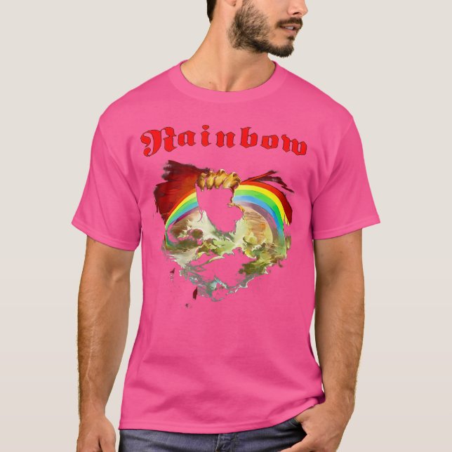 Camiseta Rainbow Rising Ritchie Blackmore Rock (Anverso)