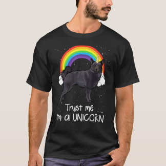 Camiseta Rainbow Schipperke Confía En Mí Un Perro Unicornio