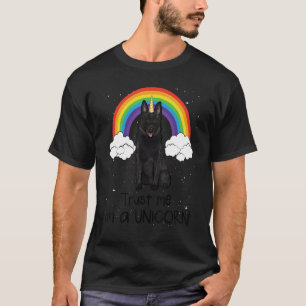 Camiseta Rainbow Schipperke Créanme, soy un perro de Unicor