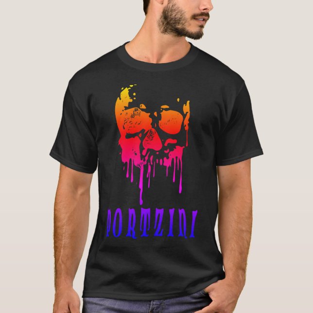 Camiseta Rainbow Skull (Anverso)