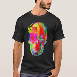 Camiseta Rainbow Skull Fine Art