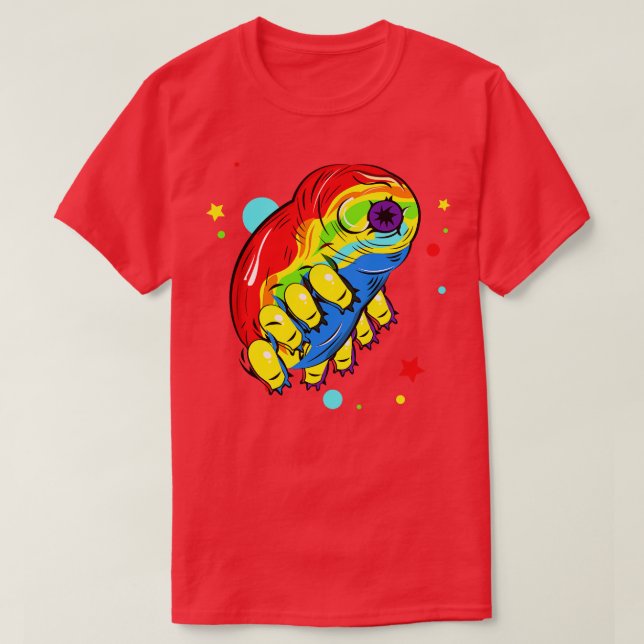 Camiseta Rainbow Tardigrade (Diseño del anverso)