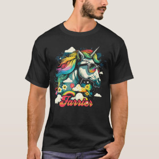 Camiseta Rainbow Unicorn Farrier