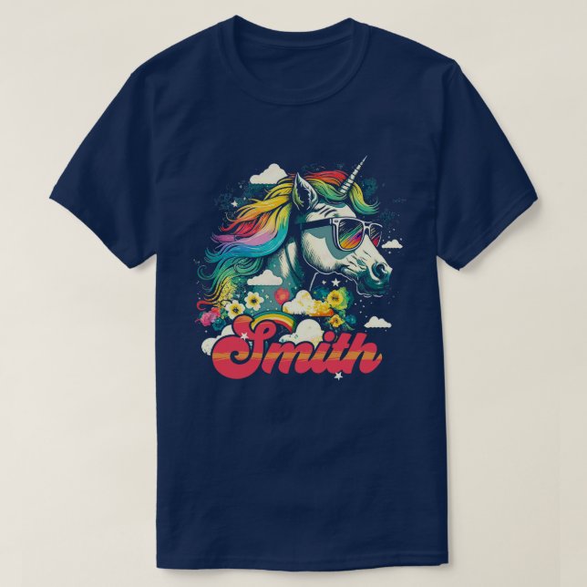 Camiseta Rainbow Unicorn Smith (Diseño del anverso)