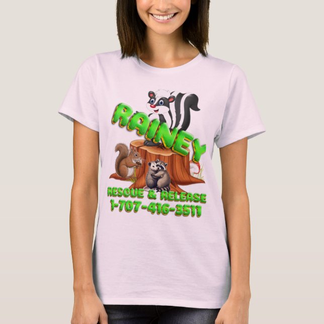 Camiseta Rainey, Rescate y Liberación (Anverso)
