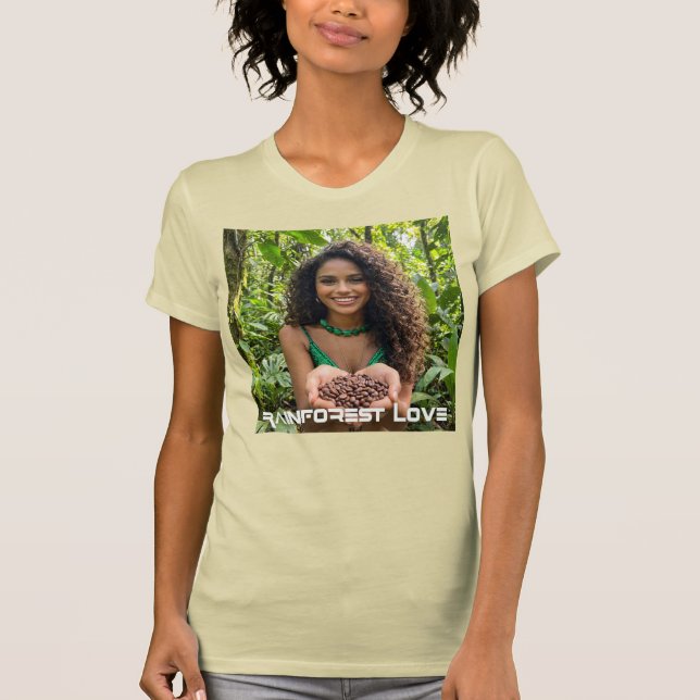 CAMISETA RAINFOREST LOVE  (Anverso)