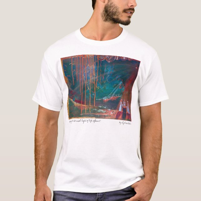 Camiseta rainingdown, guardando la luz eterna de la vida… (Anverso)
