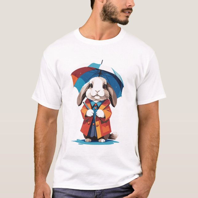 Camiseta Rainy Day Bunny (Anverso)
