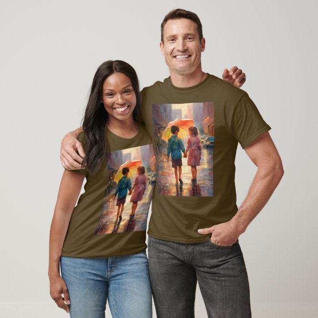 Camiseta Rainy Romance (Unisexo)