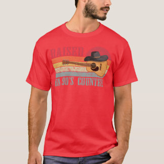 Camiseta Raised on 90s Country Music Cowboy Regalo estético