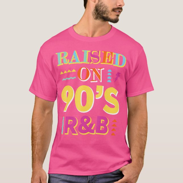 Camiseta Raised On 90S Rb Music Avers Retro Noventa Rap H (Anverso)
