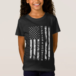 Camiseta Raisin Hell With Hippies And Cowboys - América