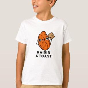Camiseta Raisin Una Tostada Graciosa Bolla De Comida