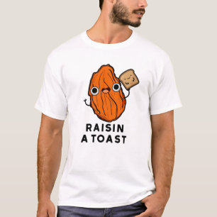 Camiseta Raisin Una Tostada Graciosa Bolla De Comida