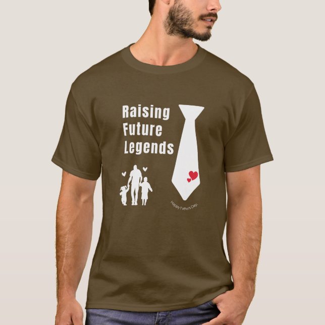 Camiseta Raising Future Legends Father's Day Gifts (Anverso)