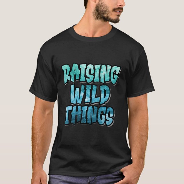 Camiseta Raising Wild Things  (Anverso)