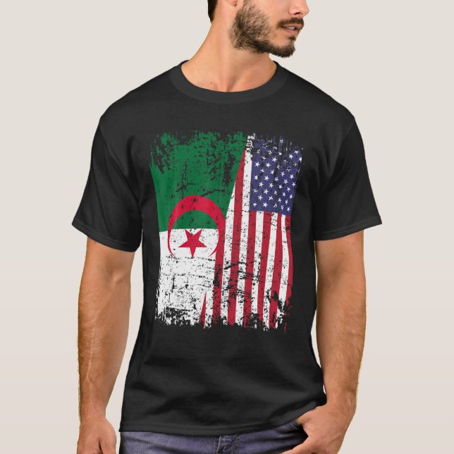 Camiseta RAÍZ ARGELINA Bandera semiamericana orgullosa de A (Anverso)