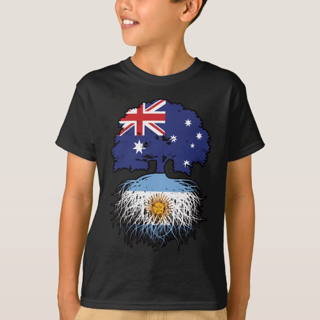 Camiseta Raíz argentina australiana (Anverso)
